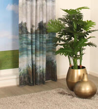 Verduisterend overgordijn Imperial is net een olieschilderij maar dan op een gordijn. De penseelstreken komen goed naar voren op dit kunstzinnige doek.