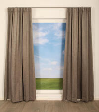 Isolerend overgordijn Isola effect heeft een luxe geweven structuur