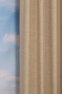 Mey is een prachtig geweven soepel vallend overgordijn in linnenlook met gemêleerde garens