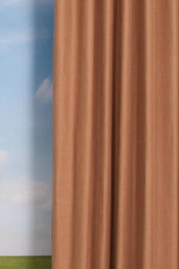 Verduisterend overgordijn met een geweven structuur