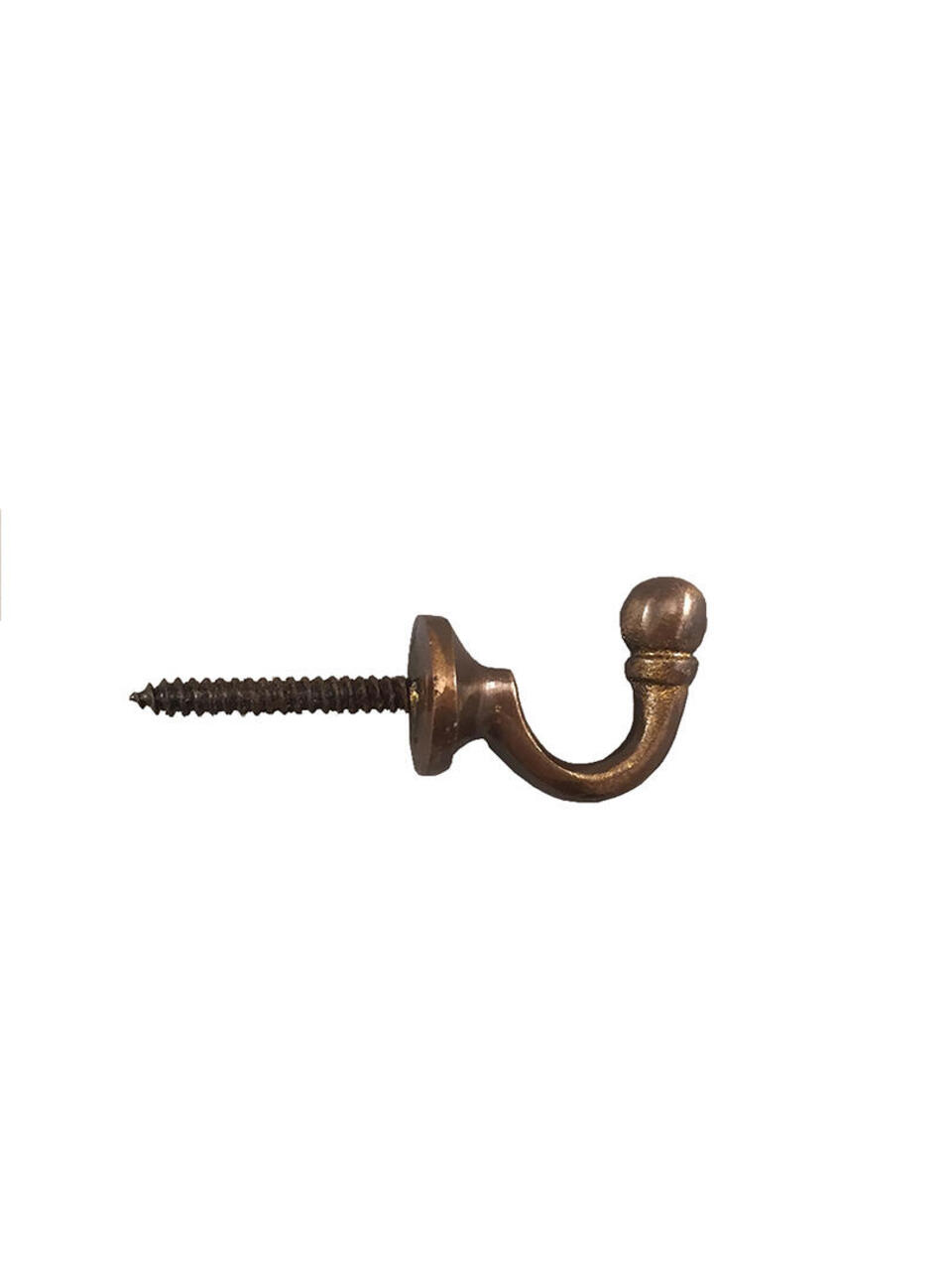 Kleine bronskleurige embrassehaak