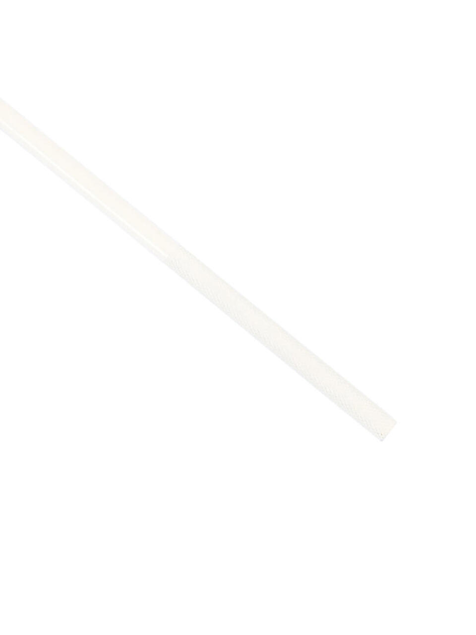 Wit gelakte metalen trekstang met een lengte van 75 cm