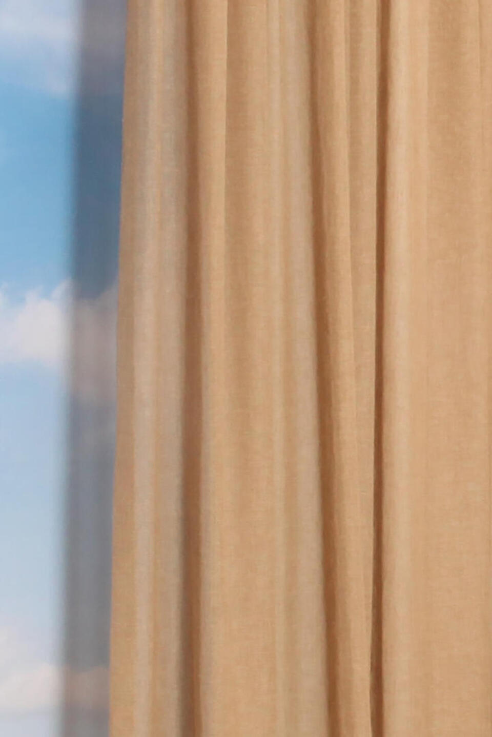 Goud-/zandkleurige Inbetween in een natuurlijke look